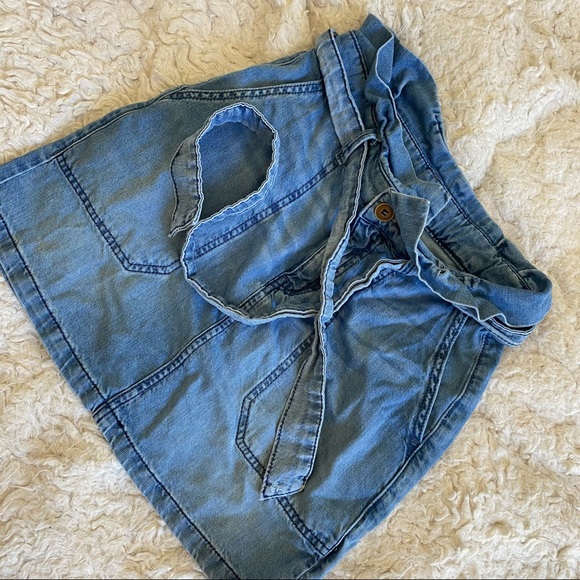 FREE PEOPLE DENIM SKIRT M (27) - Picture 2 of 9